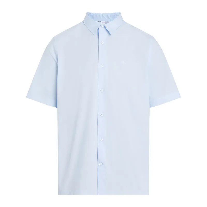 CALVIN KLEIN - CAMISA STRETCH POPLIN SHORT SLEEVE