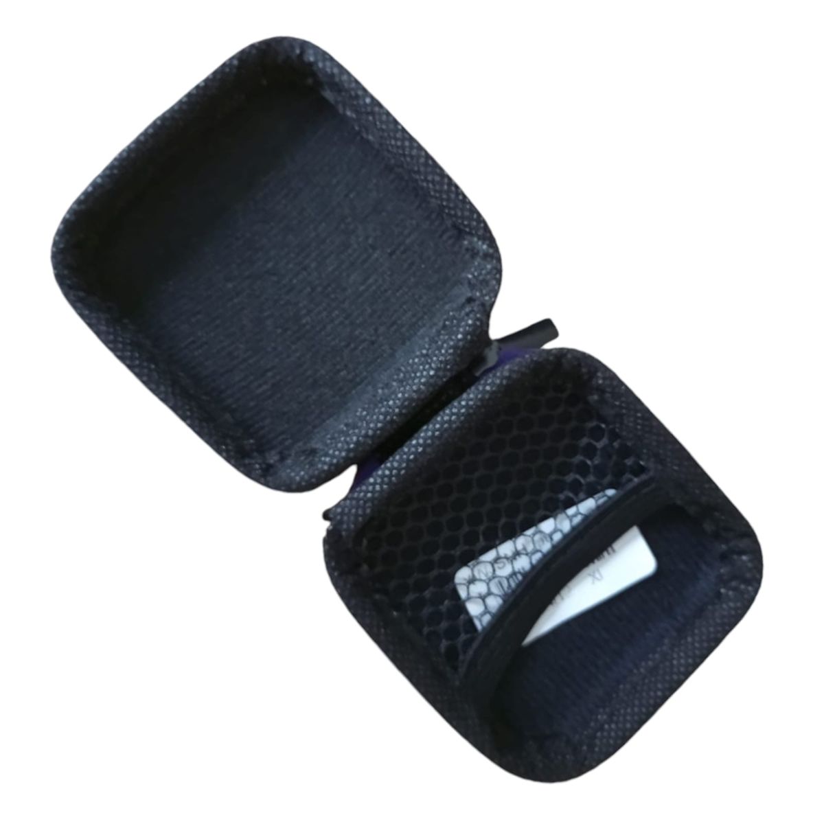 GENERICO - Case Estuche Funda Protector Para Auriculares COLOR NEGRO CELESTE