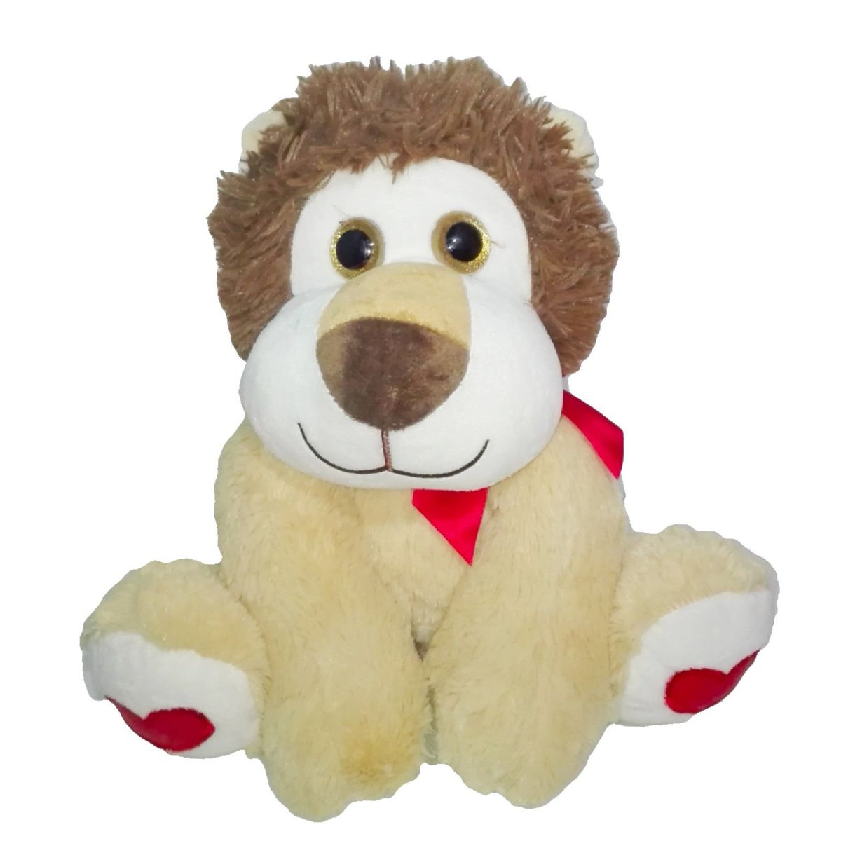 GENERICO - Peluche Leon Corazon Lazo 35cm