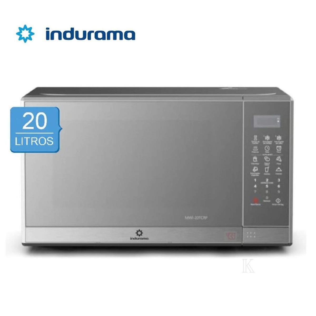 INDURAMA - HORNO MICROONDA 20 LITROS MOD.MWI-2OTCRP