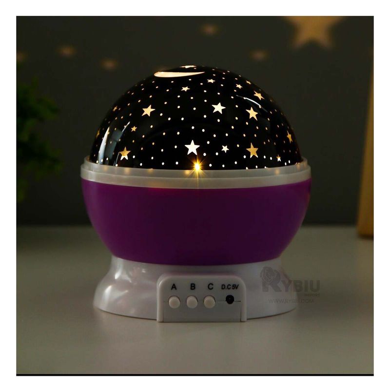 GENERICO - Proyector Tecnologico y Novedoso Morado Y+Papel de Regalo