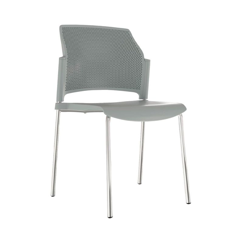 OFIDEAS - Silla de Oficina Visita Zyle Color Gris Ofideas