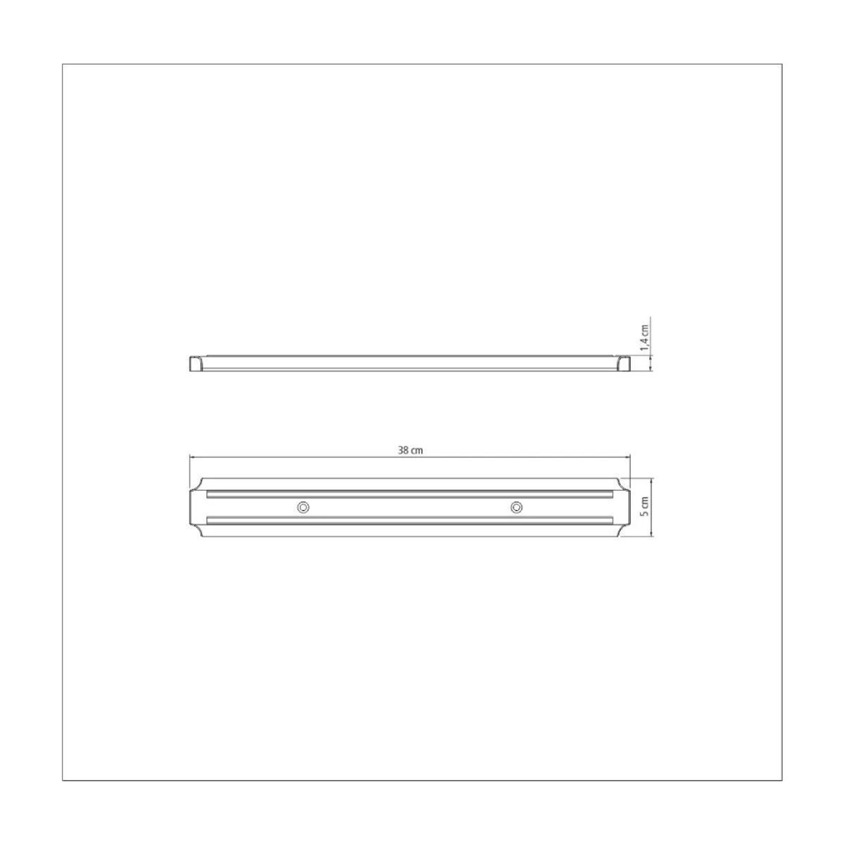 TRAMONTINA - Barra Magnetica Para Cuchillos 38 Cm 70133523