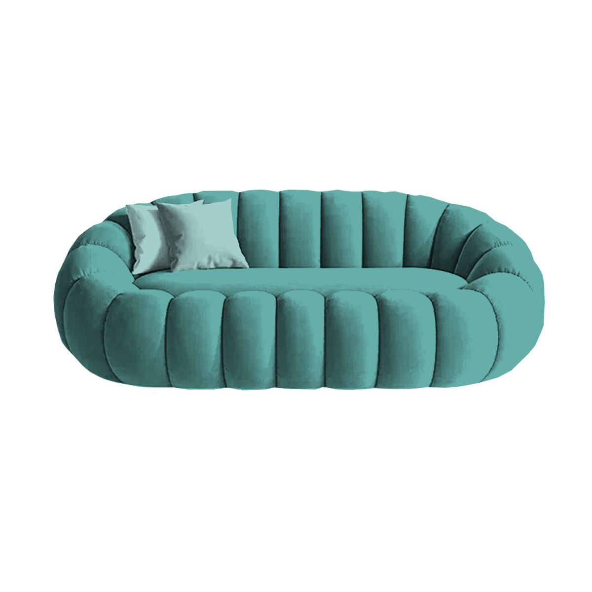 BARAKA HOME - Sofá Aura Cozy  2 Cuerpos - Jade