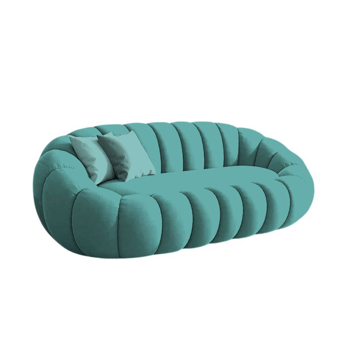 BARAKA HOME - Sofá Aura Cozy  2 Cuerpos - Jade