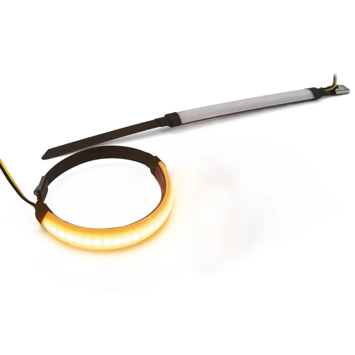 GENERICO - Par Led Direccional Para Horquilla Delantera Para Moto