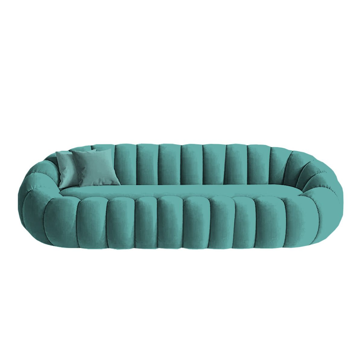 BARAKA HOME - Sofá Aura Cozy  3 Cuerpos - Jade