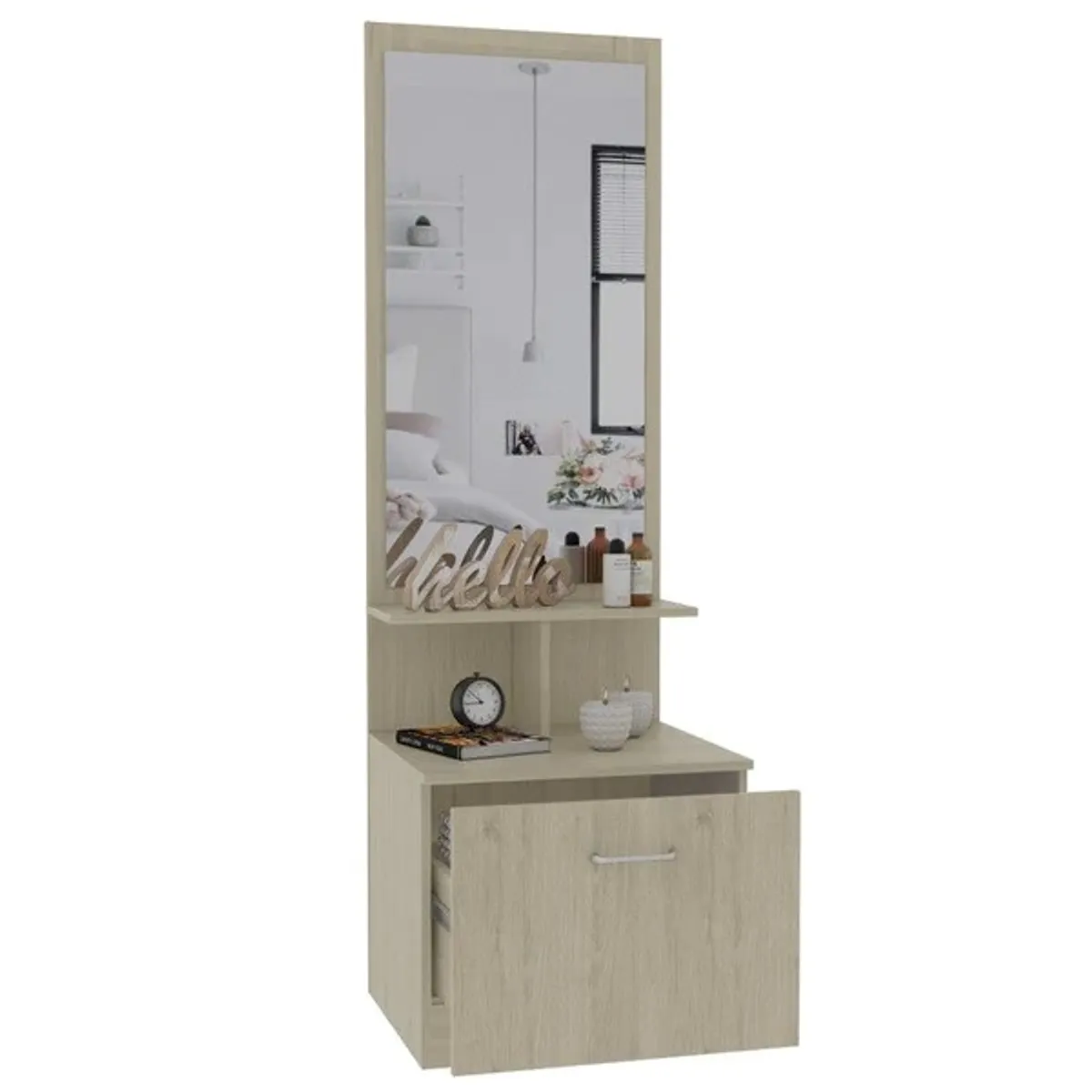 NACION MUEBLES - VELADOR MODERNO MULTIFUNCIONAL ROBERT NM