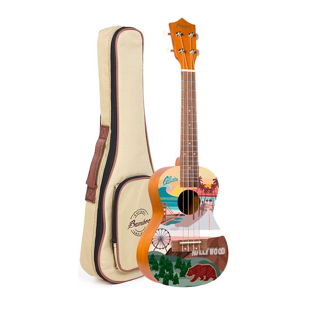 BAMBOO - UKELELE CONCIERTO DREAMS LINE - CALIFORNIA