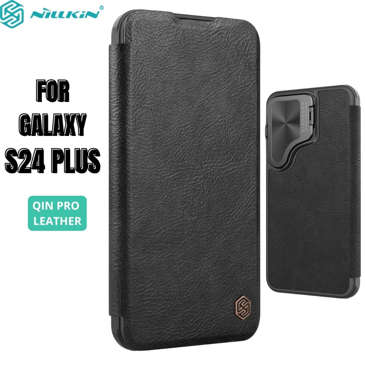 NILLKIN - Cover Nillkin Qin Prop Leather - Galaxy S24 Plus