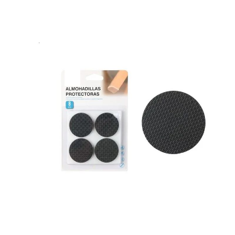 GENERICO - Protector Adhesivo Antedeslizante Pata Muebles Multifuncional x8