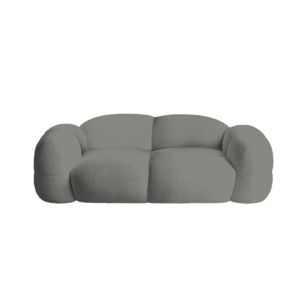 BH BARAKA HOME PREMIUM - Sofá Premium Nube 2 Cuerpos - Gris Oscuro
