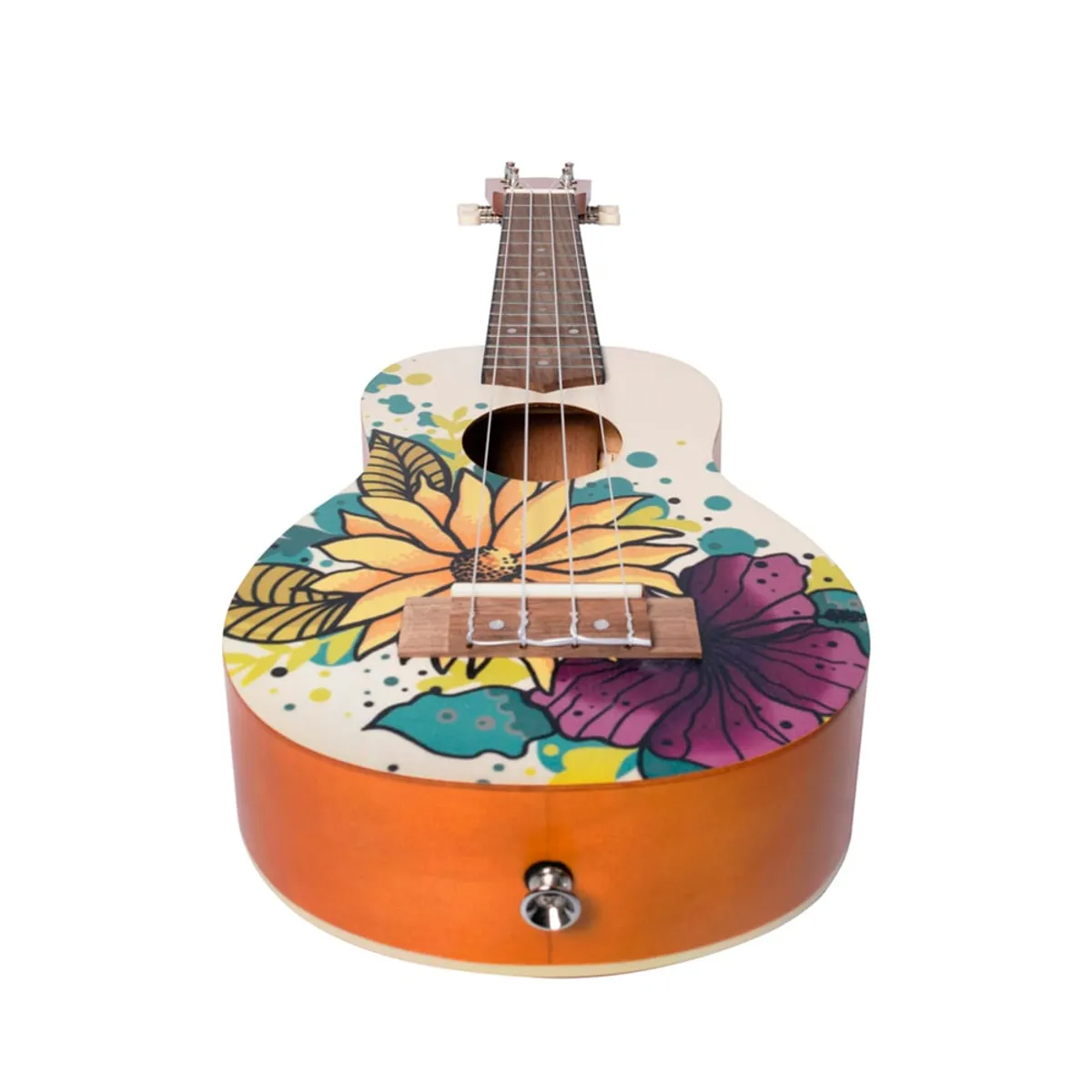 BAMBOO - UKELELE CONCIERTO FLOWERS LINE - SPRING