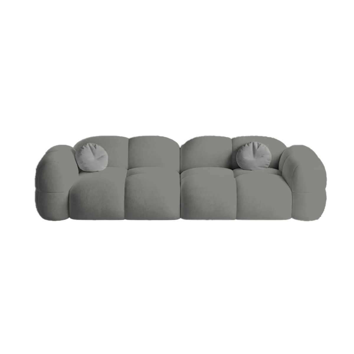 BH BARAKA HOME PREMIUM - Sofá Premium Nube 4 Cuerpos - Gris Oscuro