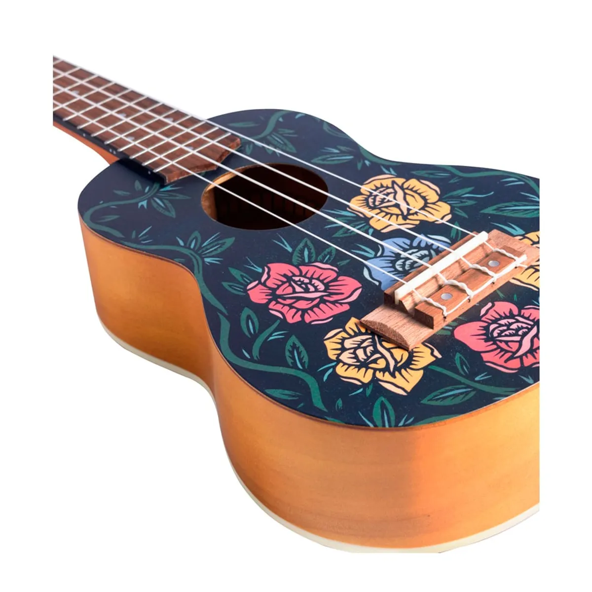 BAMBOO - UKELELE CONCIERTO FLOWERS LINE - AURORA