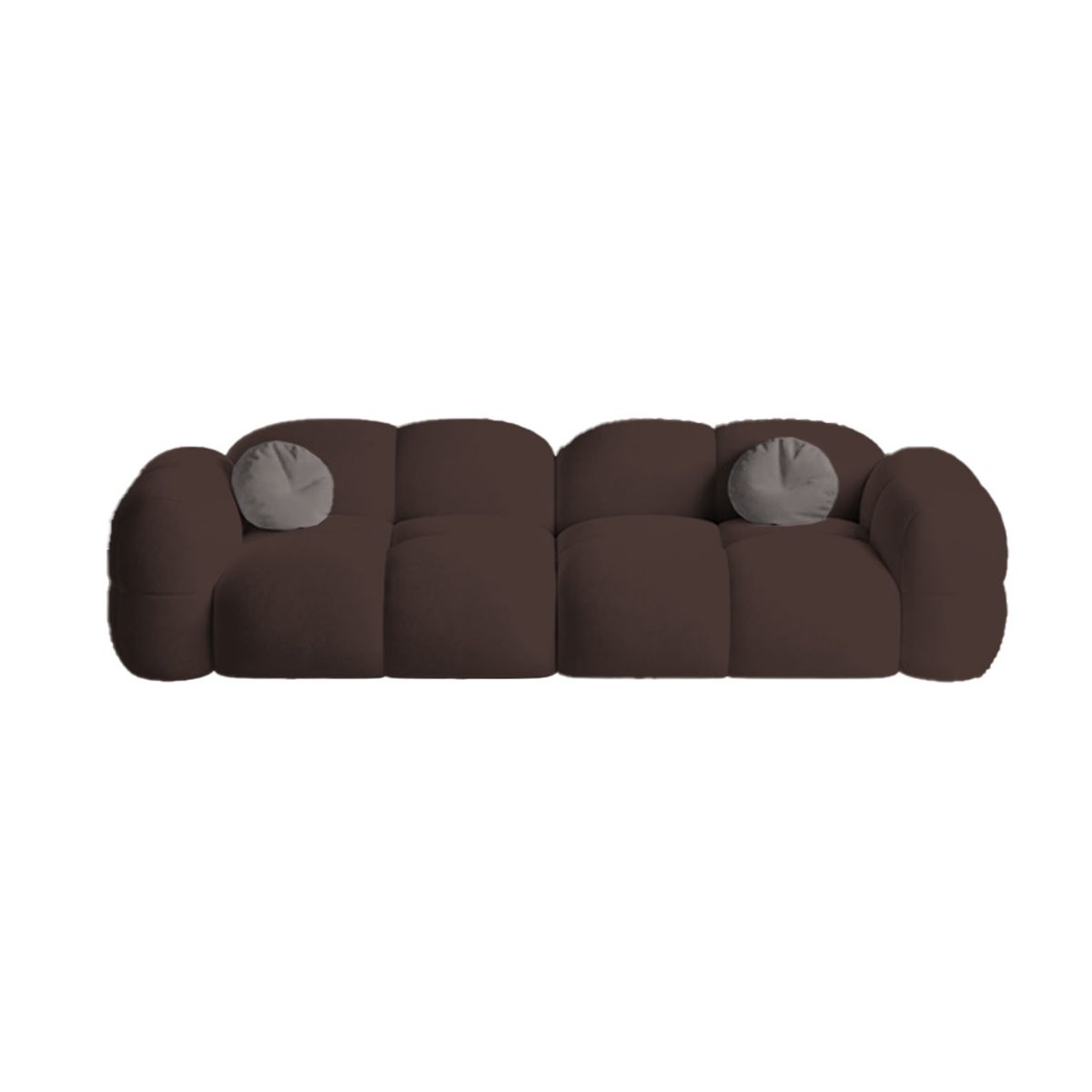 BH BARAKA HOME PREMIUM - Sofá Premium Nube 4 Cuerpos - Chocolate