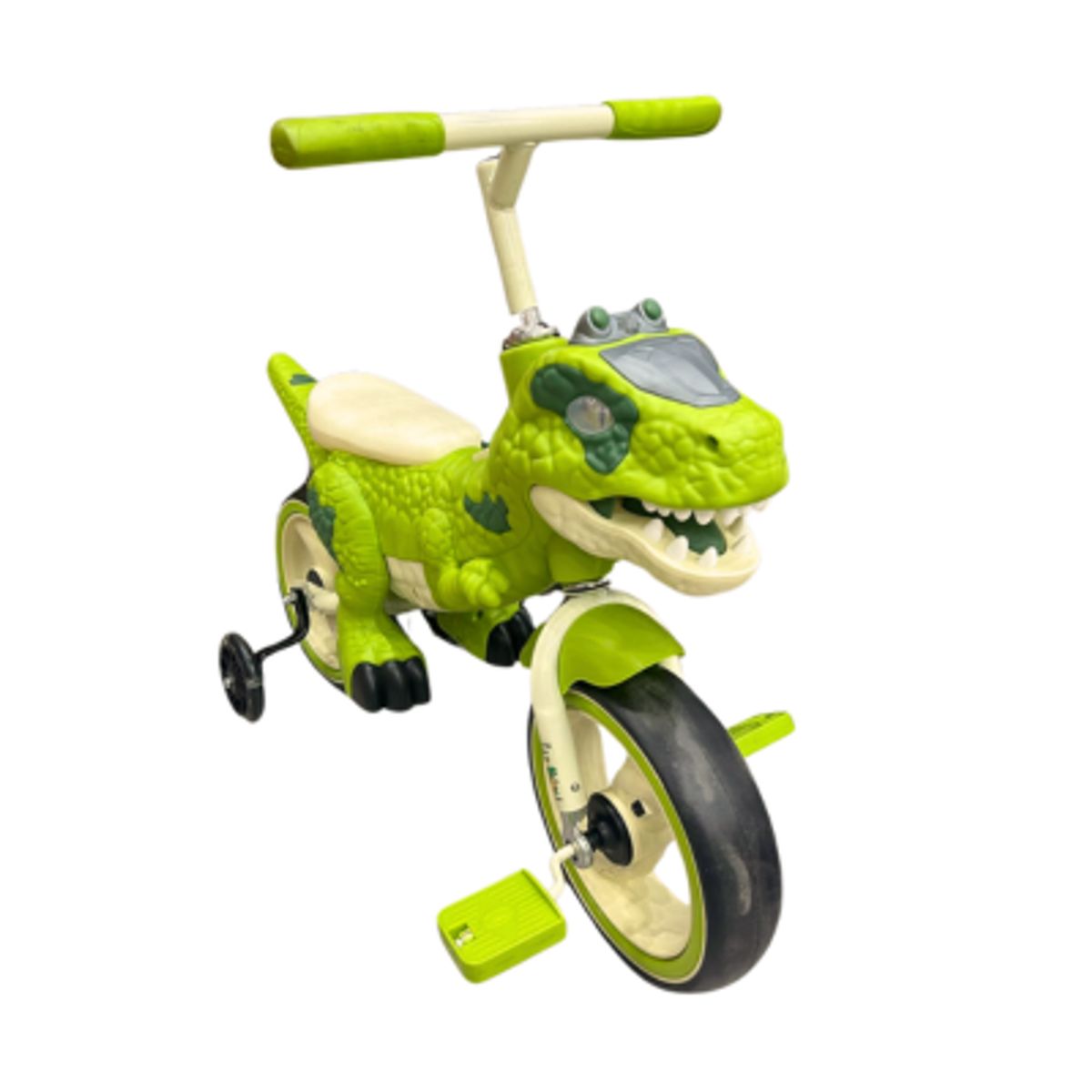 GENERICO - Bicicleta con Pedal Modelo Dinosaurio - Bicidino Verde