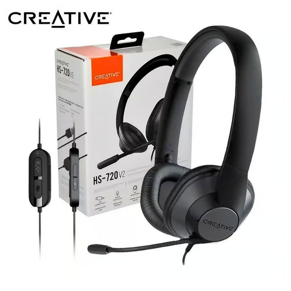 CREATIVE - AUDIFONO CON MICROFONO CREATIVE SOUNDCOM HS - 720