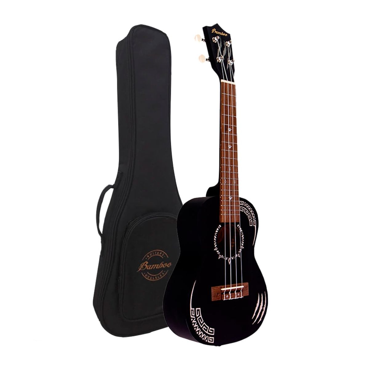 BAMBOO - UKELELE CONCIERTO BLACK EDITION - PANTHER