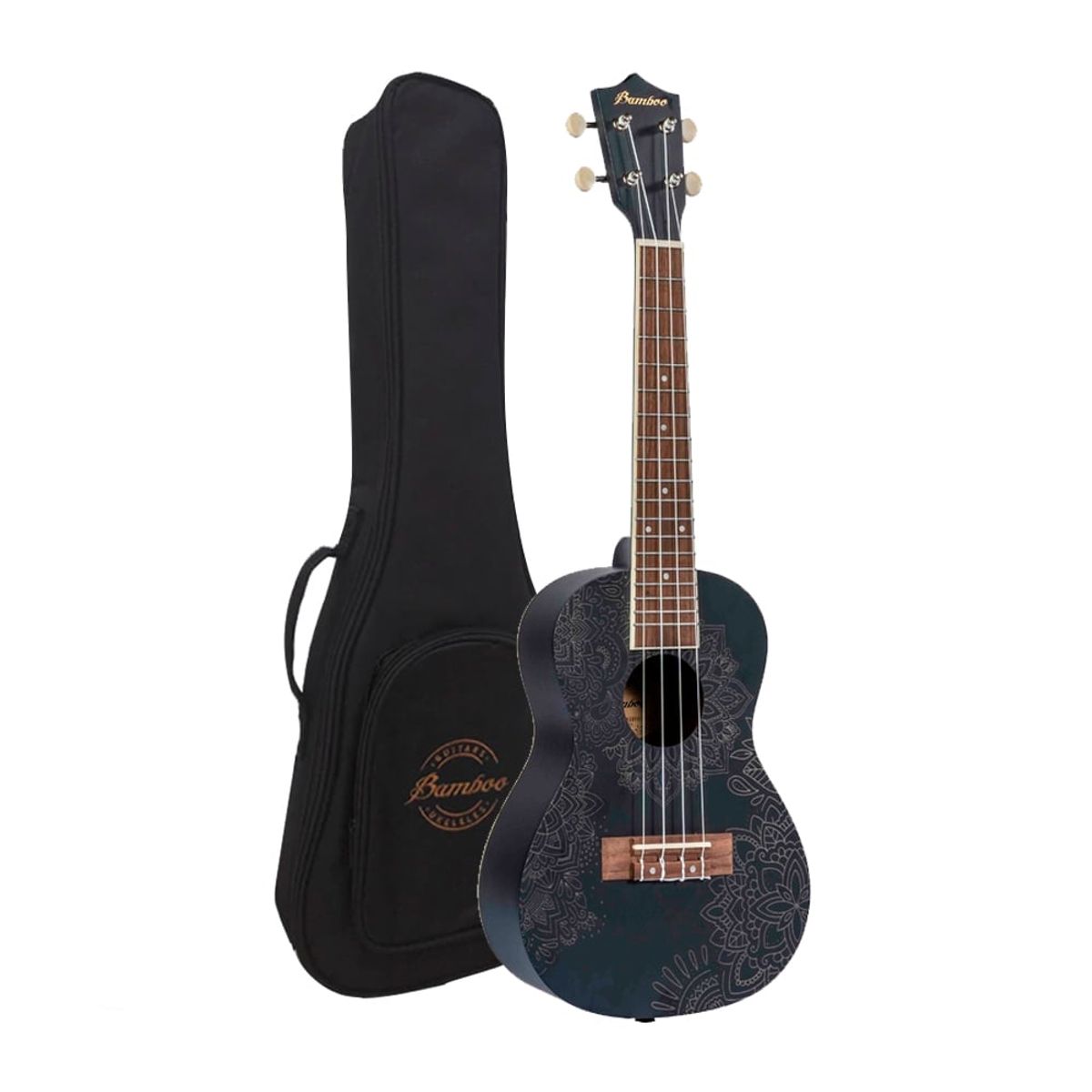 BAMBOO - UKELELE CONCIERTO BLACK EDITION - SOUL MANDALA