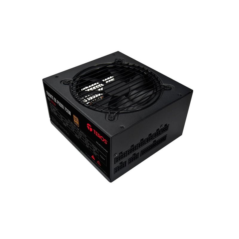 TEROS - Fuente de Poder TE7175 Modular ATX 750W 80 Plus Gold 100V-240VAC