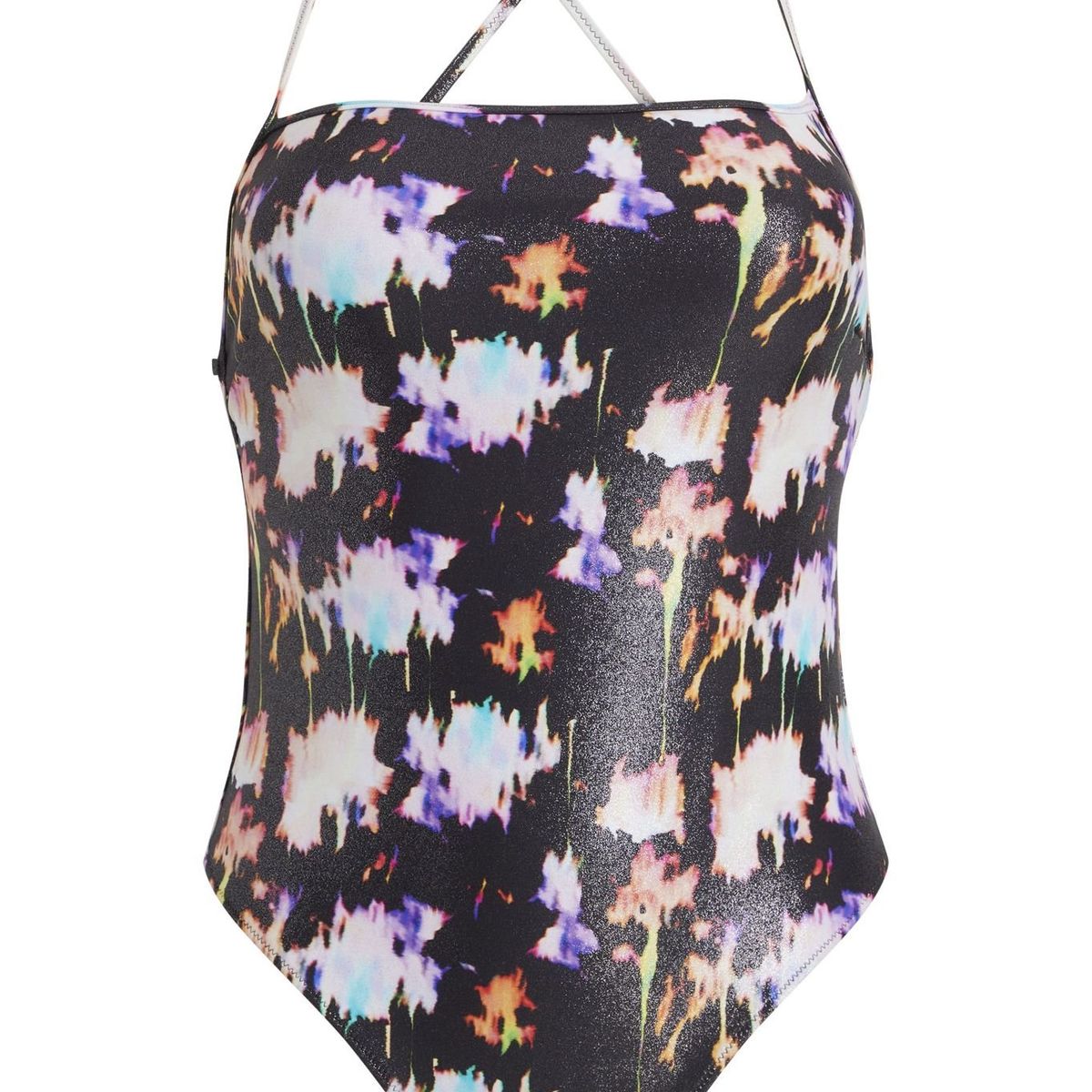 CALVIN KLEIN - ROPA DE BAÑO SQUARE NECK ONE PIECE-PRINT CK
