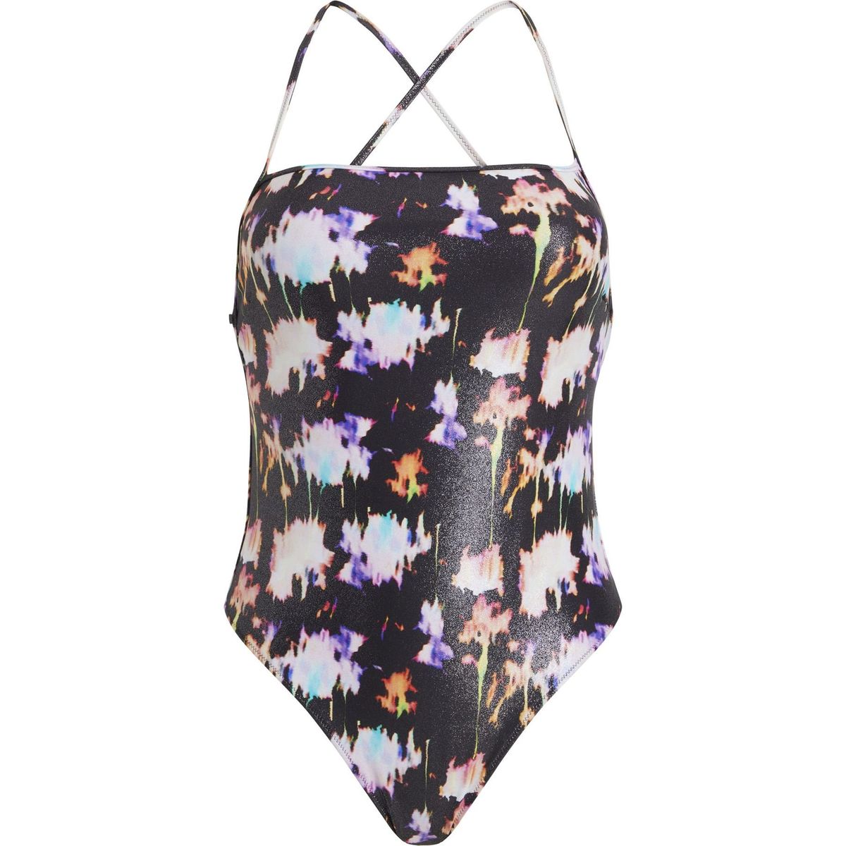 CALVIN KLEIN - ROPA DE BAÑO SQUARE NECK ONE PIECE-PRINT CK