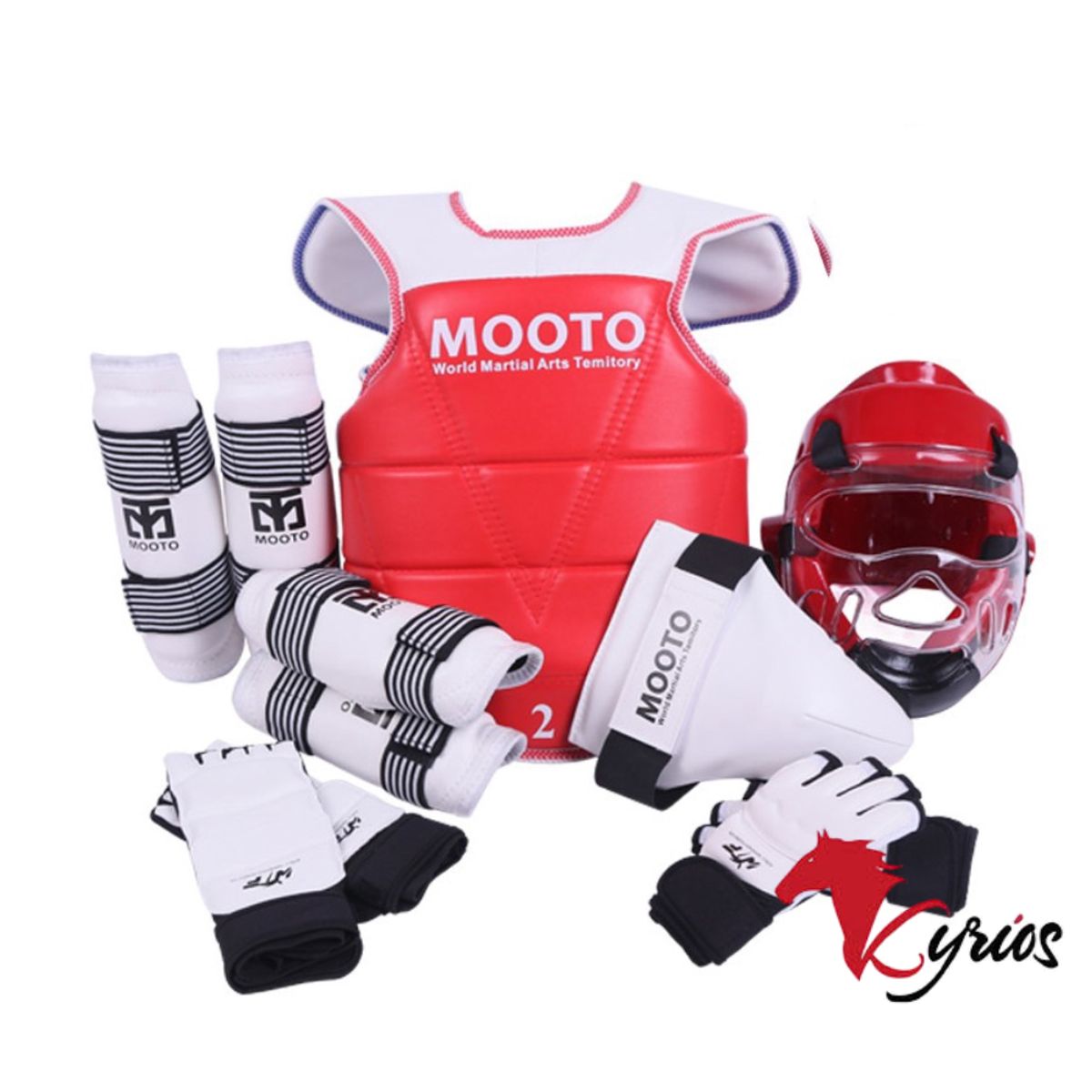 NO LOGO - SET DE TAEKWONDO TALLA 5 IMPORTADO + MOCHILA GRATIS