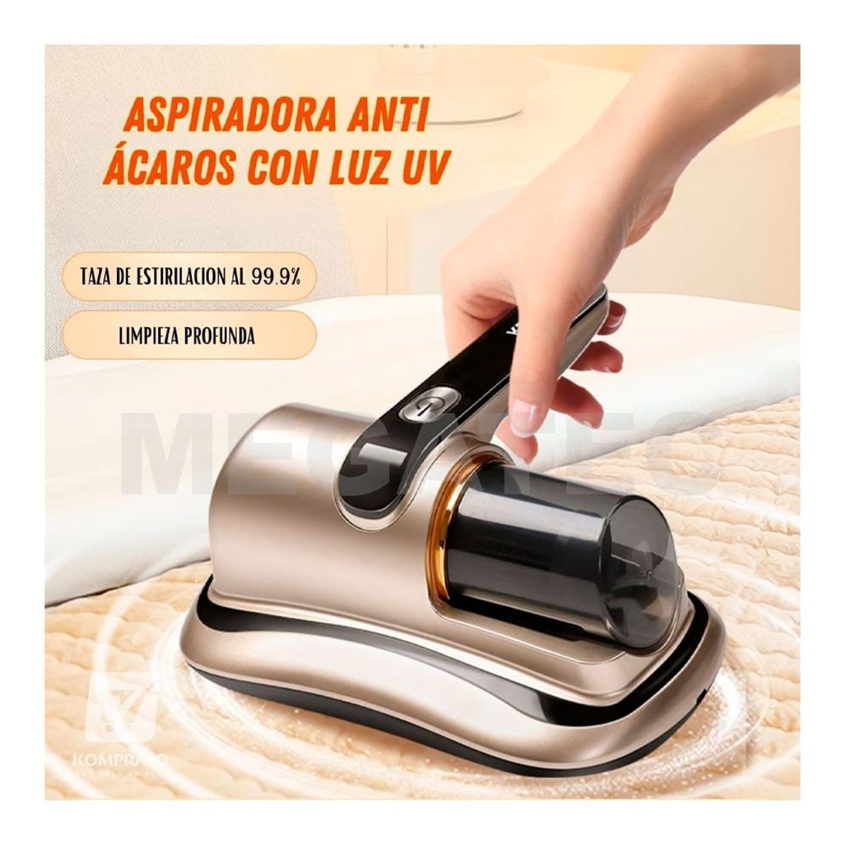 GENERICO - ASPIRADORA ANTI ÁCAROS CON LUZ UV