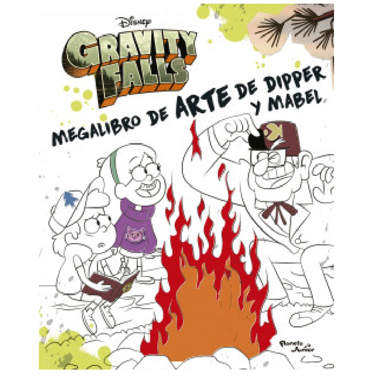 DISNEY - Gravity Falls Megalibro de arte de Dipper y Mabel