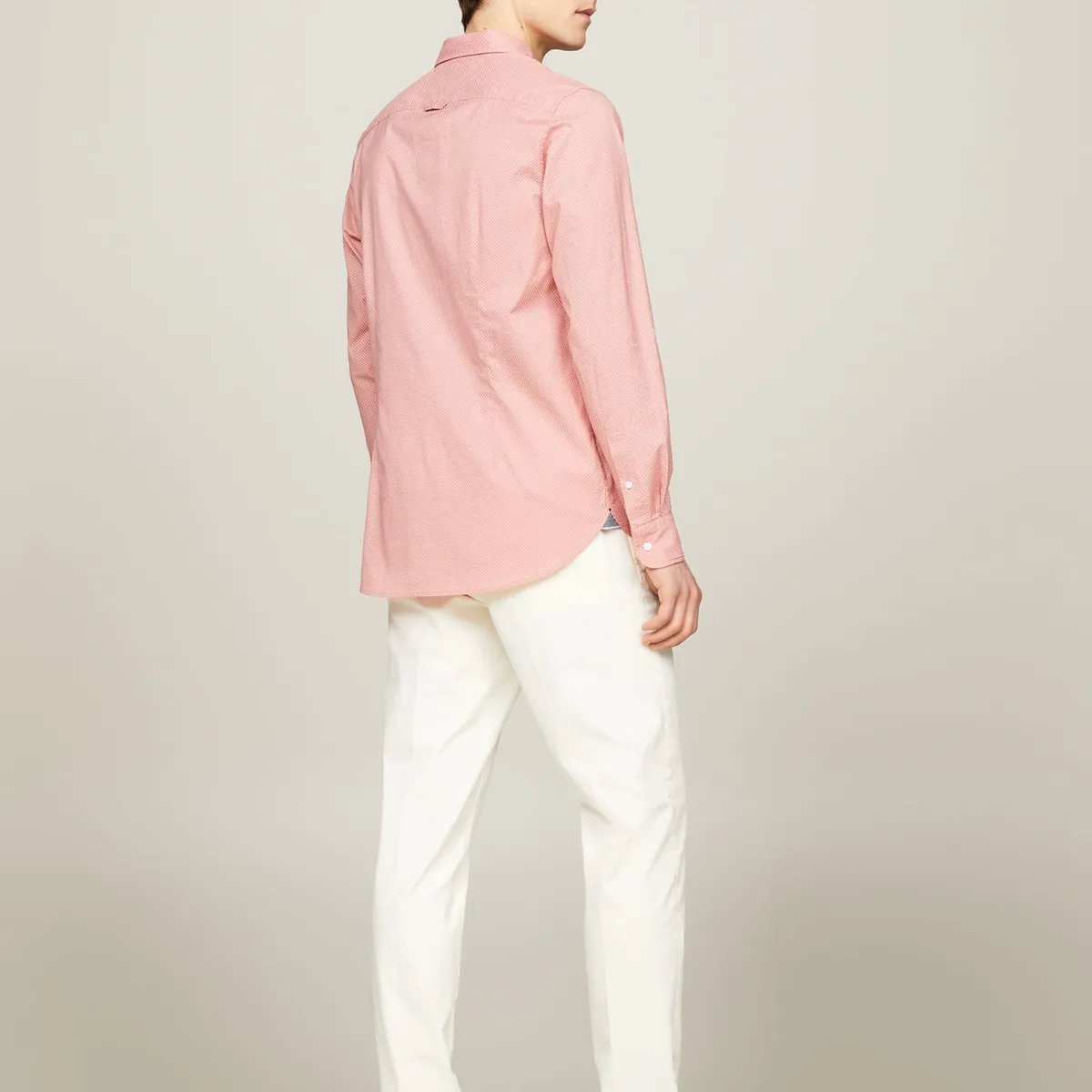 TOMMY HILFIGER - CAMISA FLEX MINI PRINT SF SHIRT TH