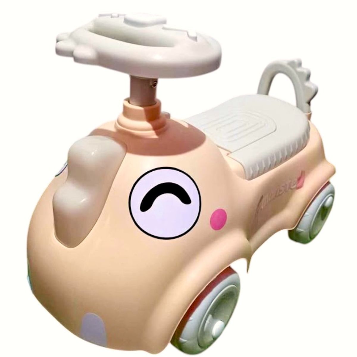 GENERICO - Carrito Dino Beige con luces y sonido Buggy correpasillos