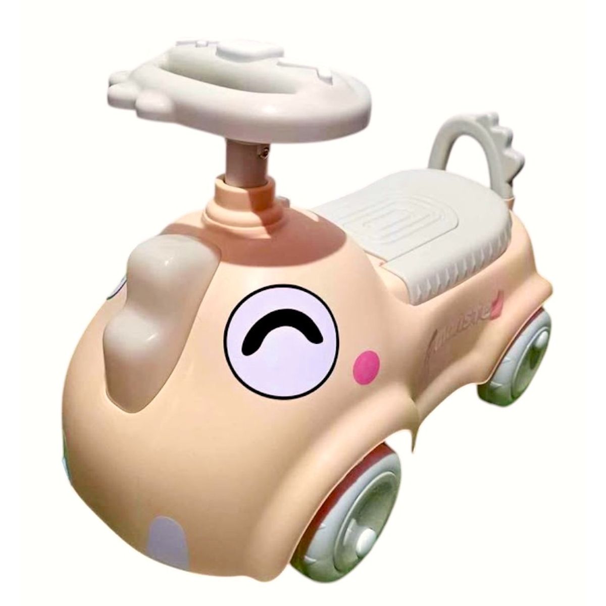 GENERICO - Carrito Dino Beige con luces y sonido Buggy correpasillos