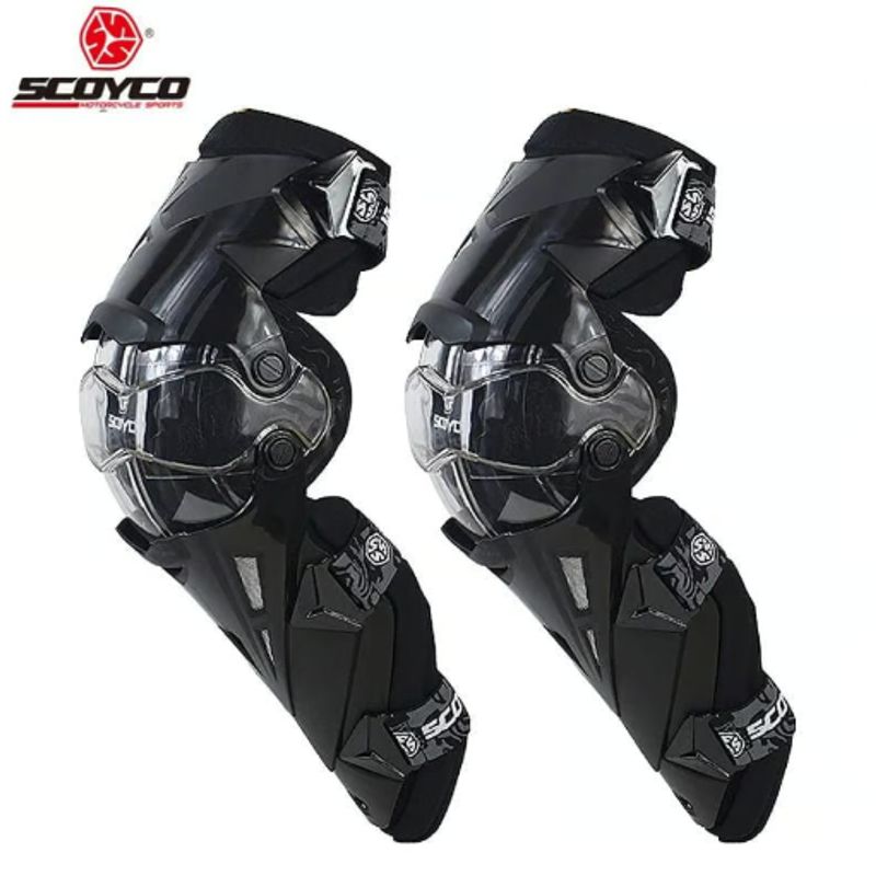 SCOYCO - RODILLERAS SCOYCO NEGRO K12 PARA MOTOCICLISTAS