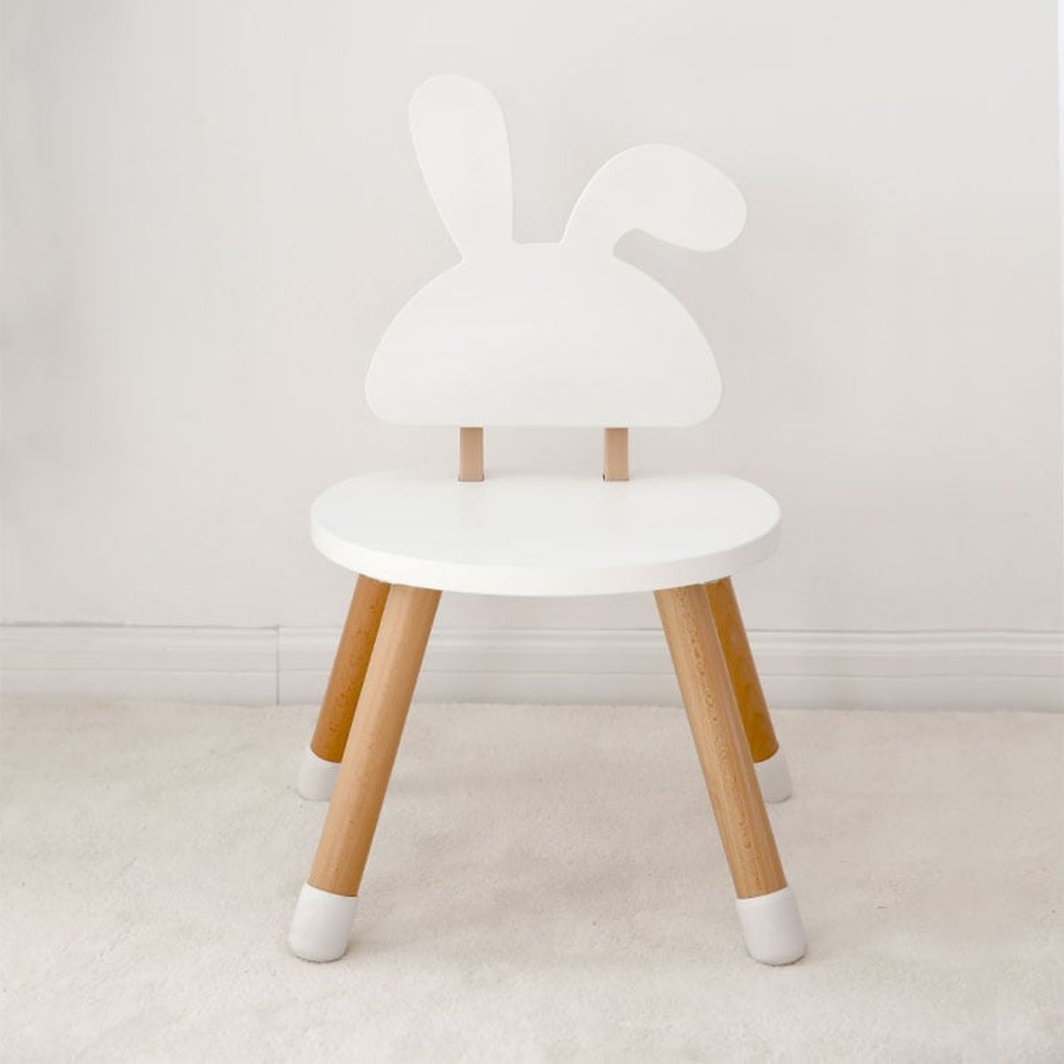 GULI GULI - SET DE MESA Y SILLAS DE MADERA MONTESSORI BLANCO