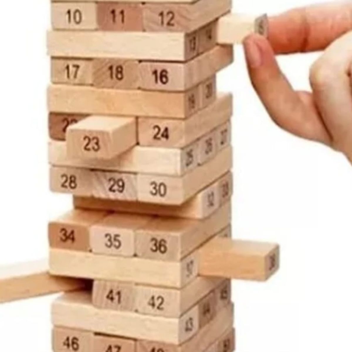 GENERICO - JENGA JUEGODE MEZA CLASICO 51 PIEZAS