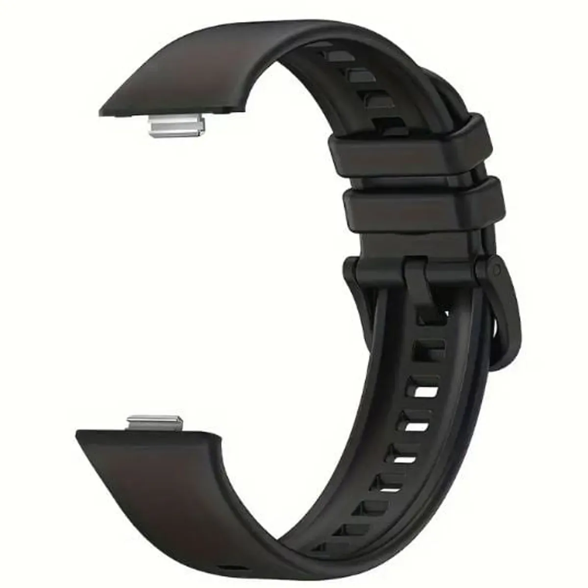 GENERICO - CORREA SILICON + BUMPER PARA HUAWEI WATCH FIT 3 NEGRO