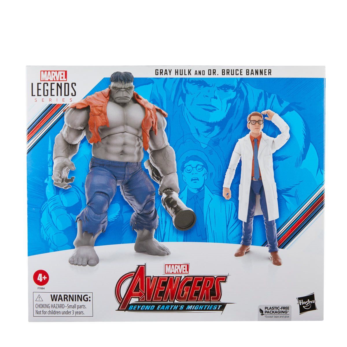 MARVEL - The Avengers Marvel Legends Gray Hulk and Dr Bruce Banner