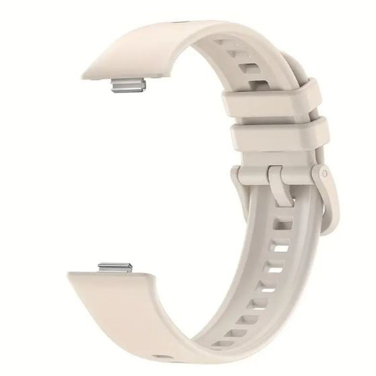 GENERICO - CORREA SILICON + BUMPER PARA HUAWEI WATCH FIT 3 NUDE