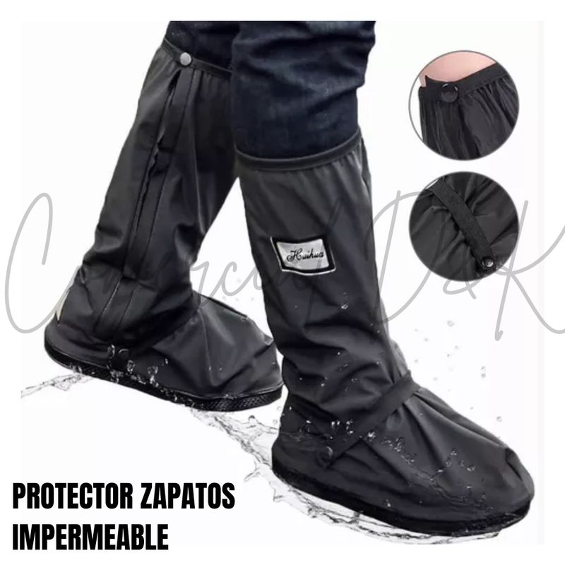 GENERICO - PROTECTOR FUNDA ZAPATOS LLUVIA IMPERMEABLE L