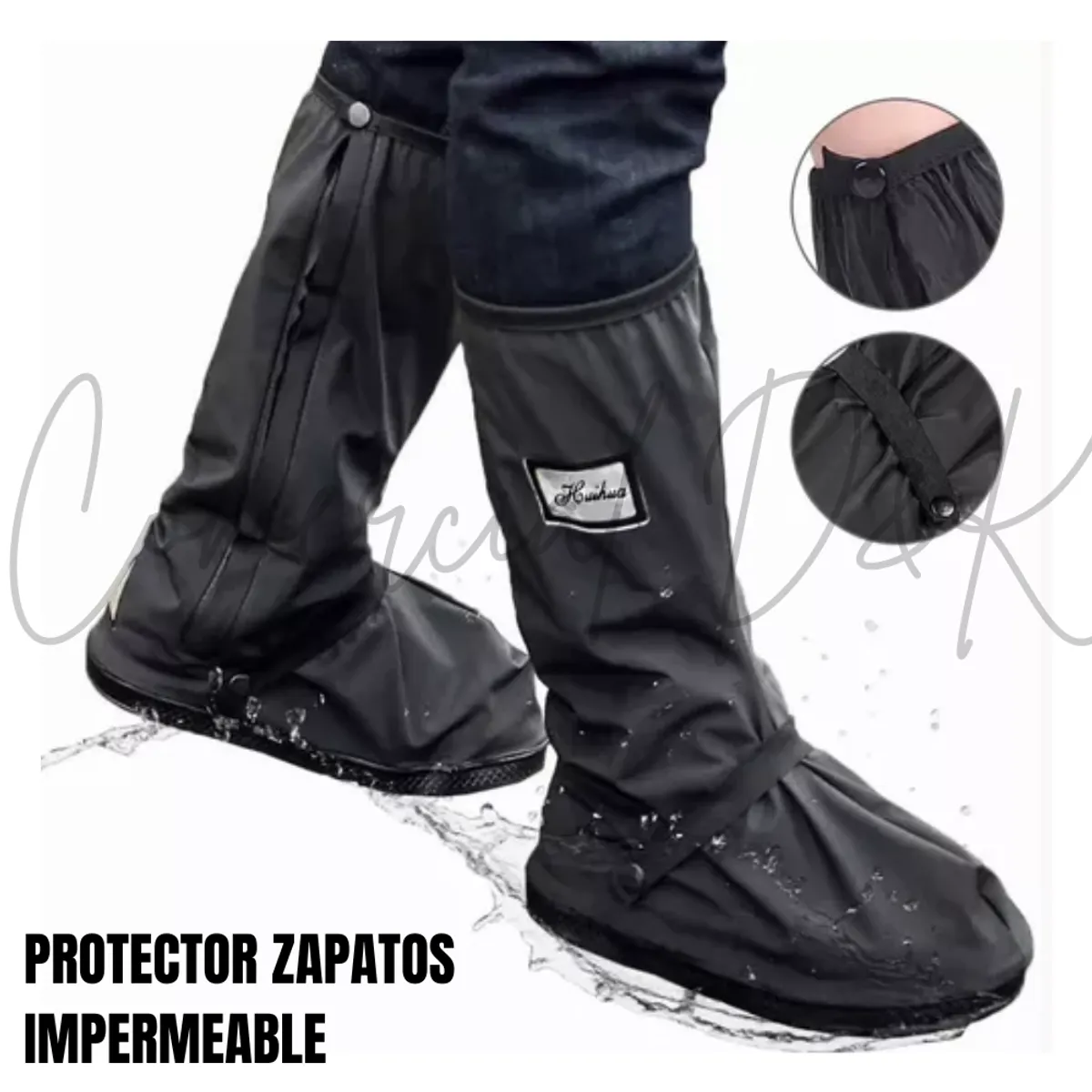 GENERICO - PROTECTOR FUNDA ZAPATOS LLUVIA IMPERMEABLE XXL