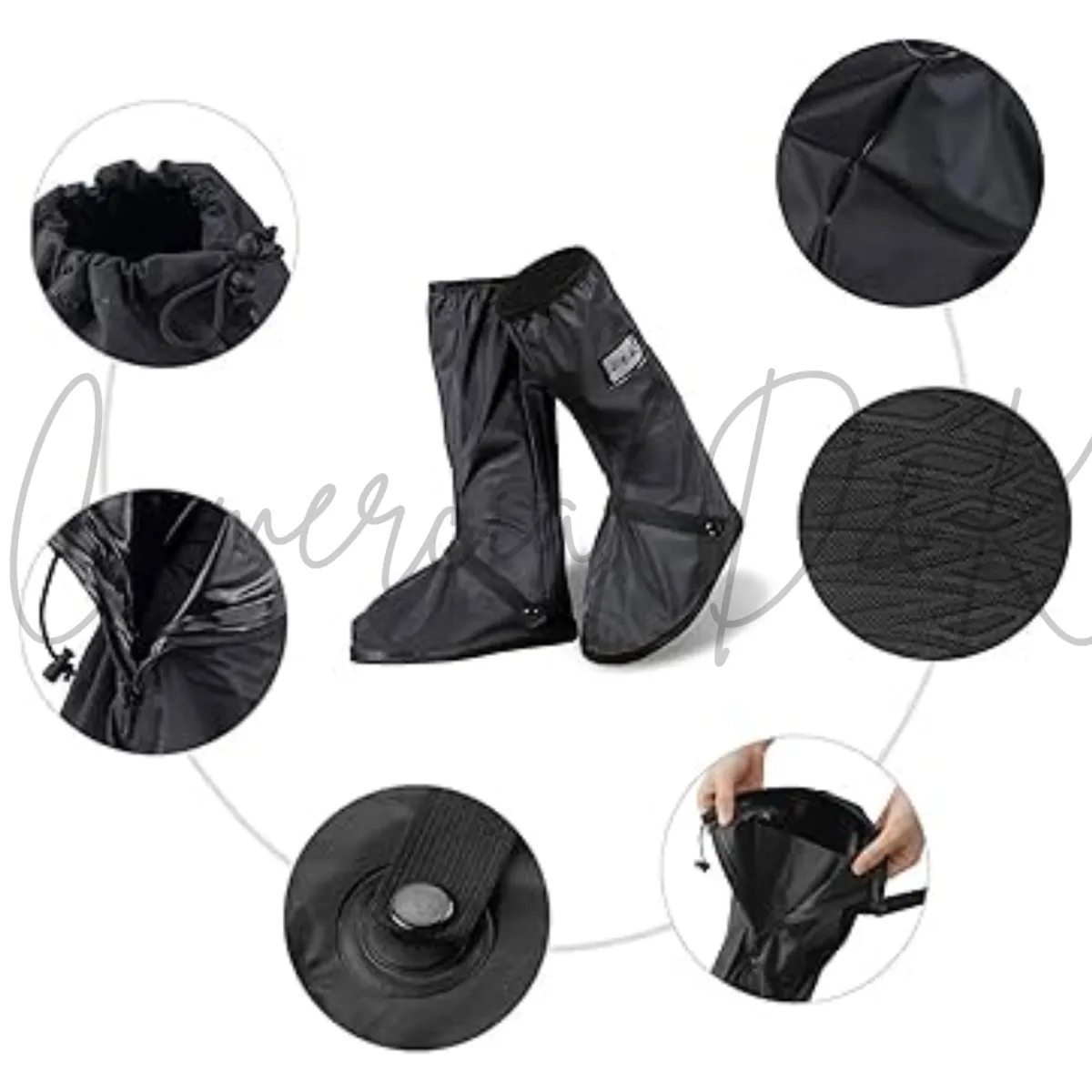 GENERICO - PROTECTOR FUNDA ZAPATOS LLUVIA IMPERMEABLE XXL