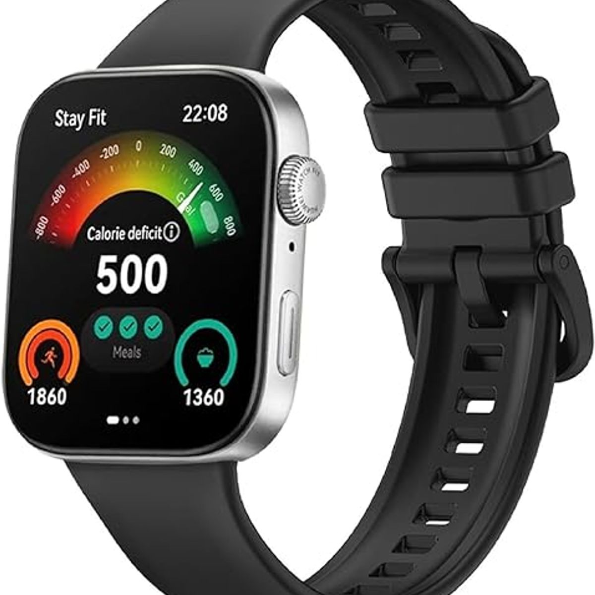 GENERICO - CORREA SILICON PARA HUAWEI WATCH FIT 3 NEGRO