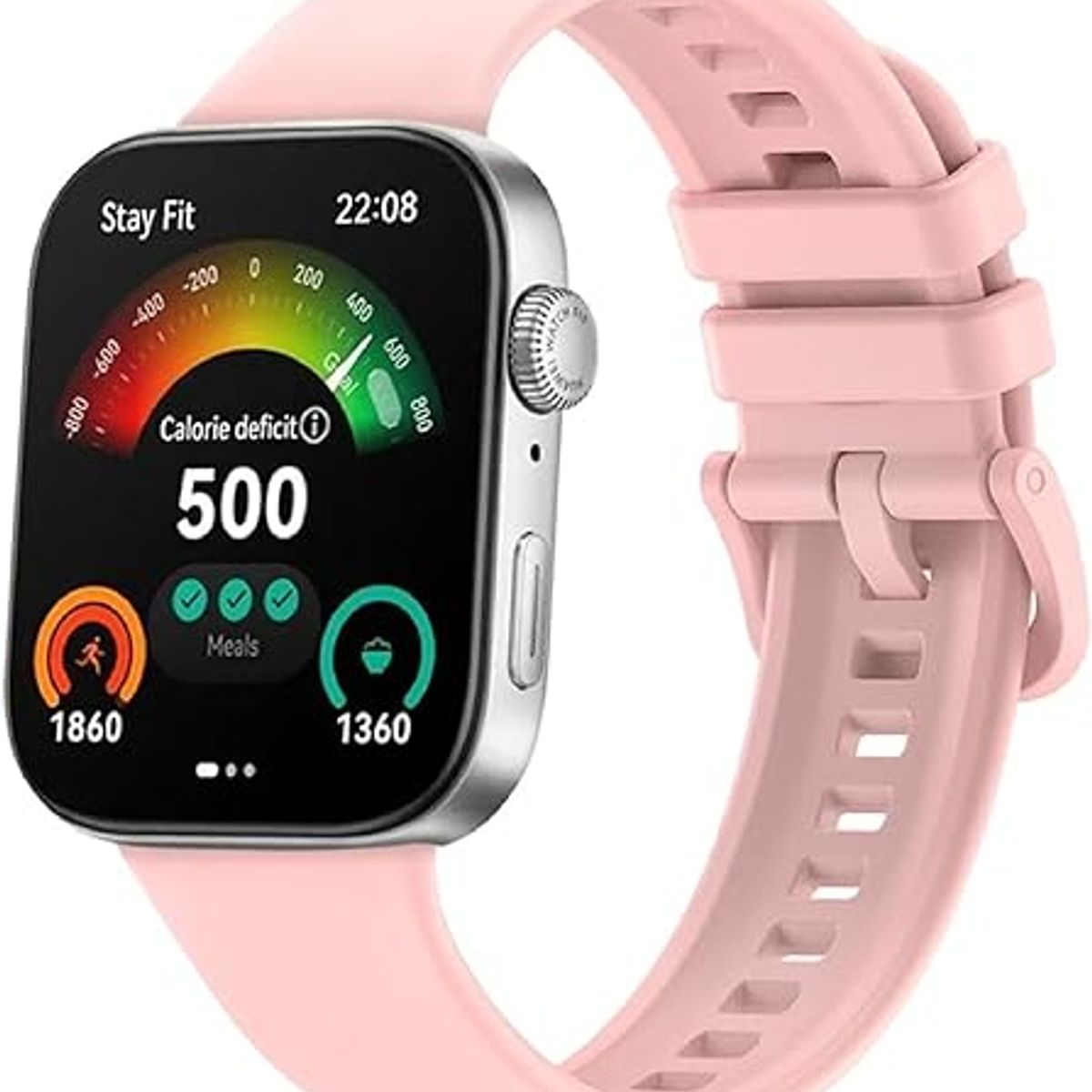 GENERICO - CORREA SILICON PARA HUAWEI WATCH FIT 3 ROSADO