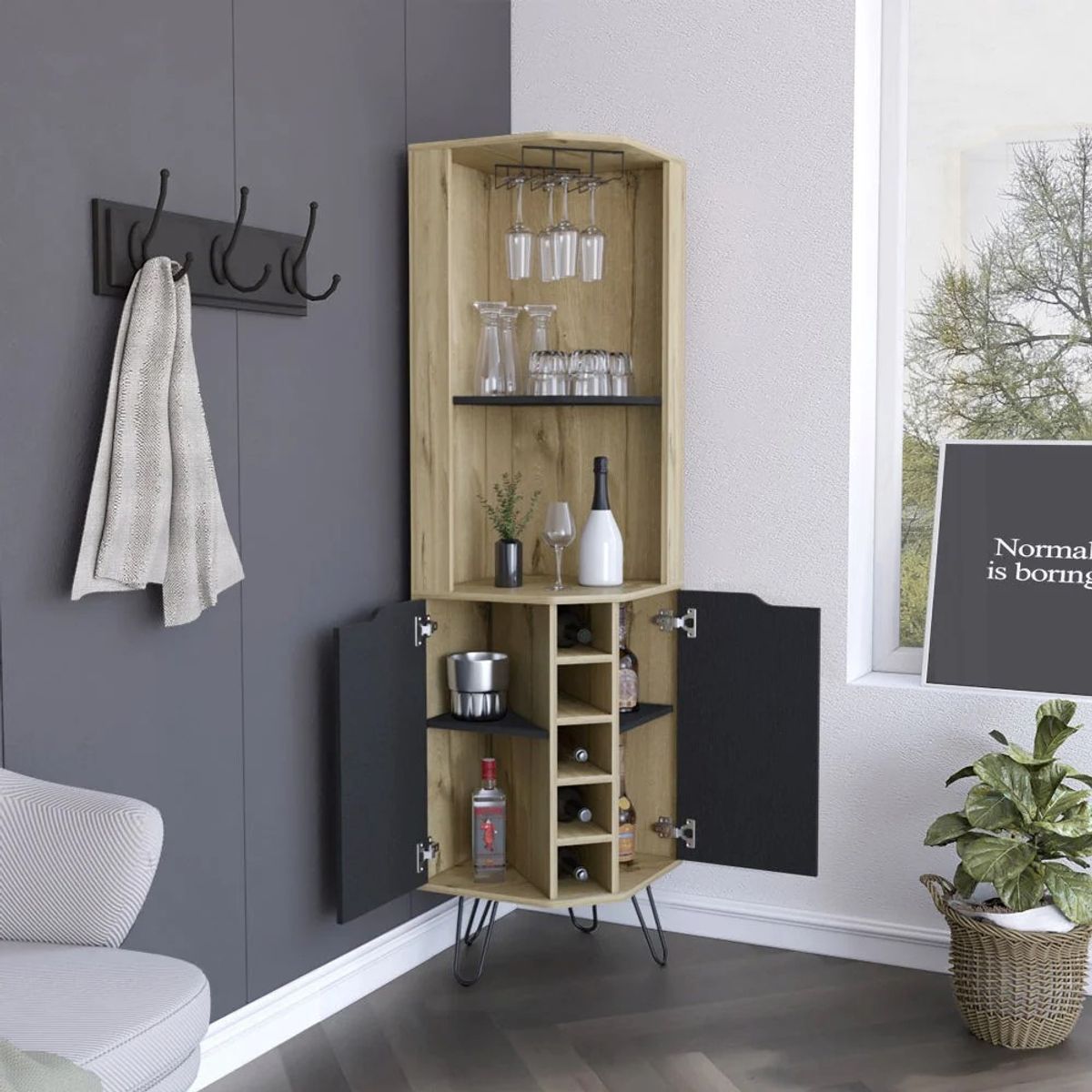 NACION MUEBLES - Bar Esquinero Aura NM