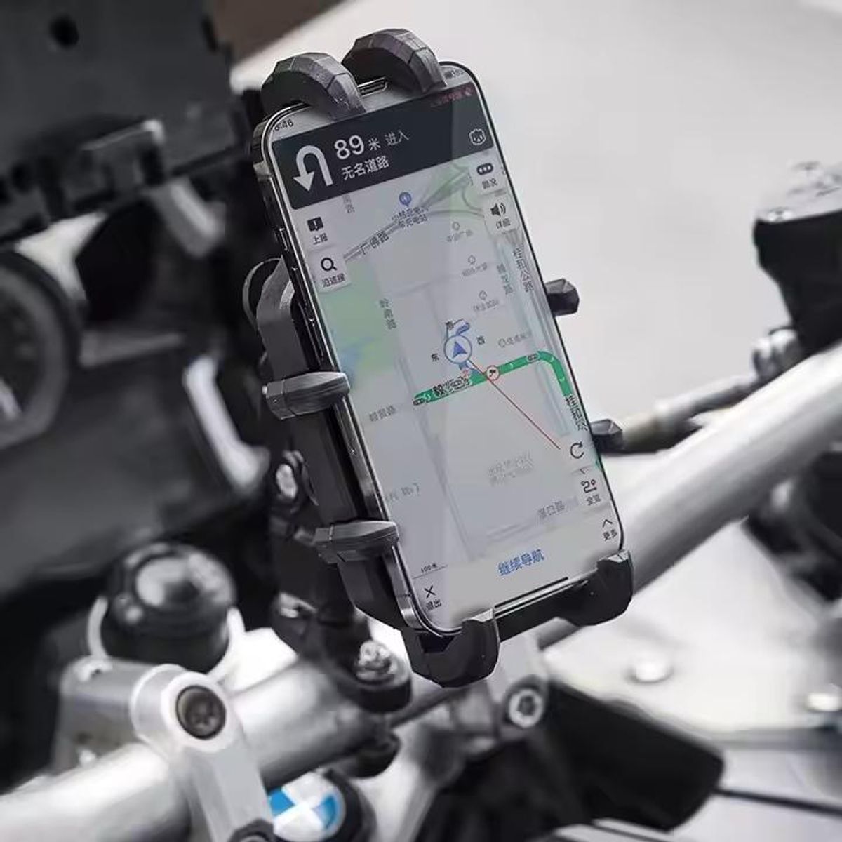 MOTOWOLF - PORTA CELULAR PARA MOTO CON ANTIVIBRACIÓN CARGA INALAMBRICA