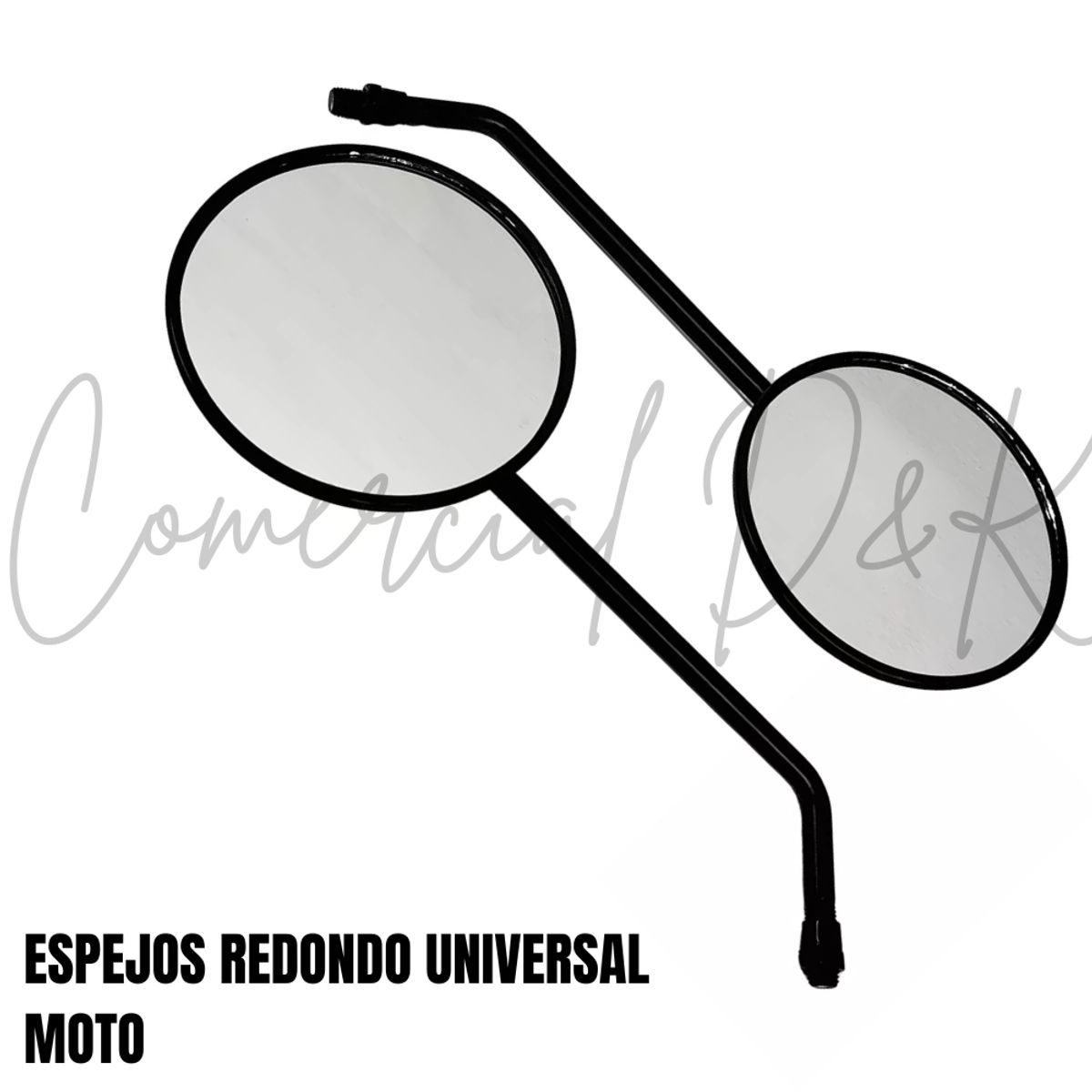 GENERICO - ESPEJOS REDONDOS UNIVERSAL XR MOTO-CICLISMO