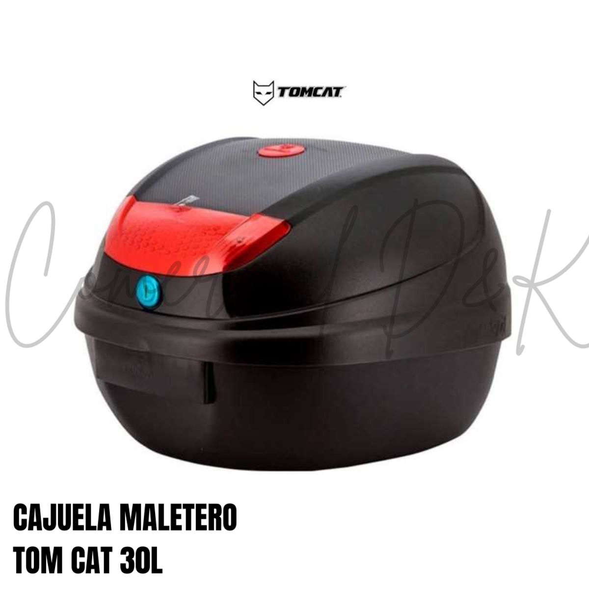 GENERICO - CAJUELA-MALETERO TOM CAT 30LITROS MOTO-CICLISMO