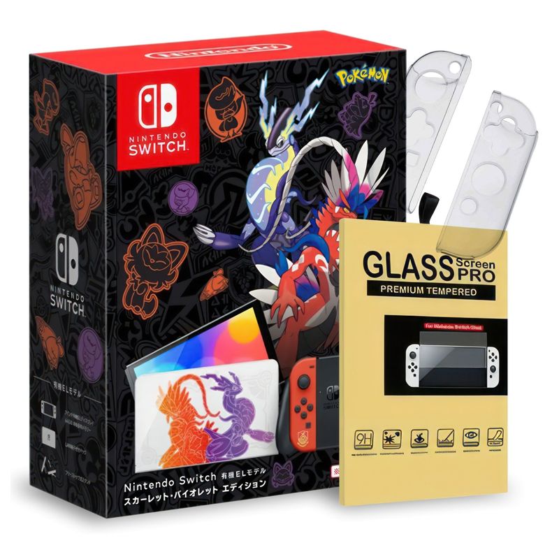 NINTENDO - Consola Nintendo Switch OLED Edición Pokémon con Silicona