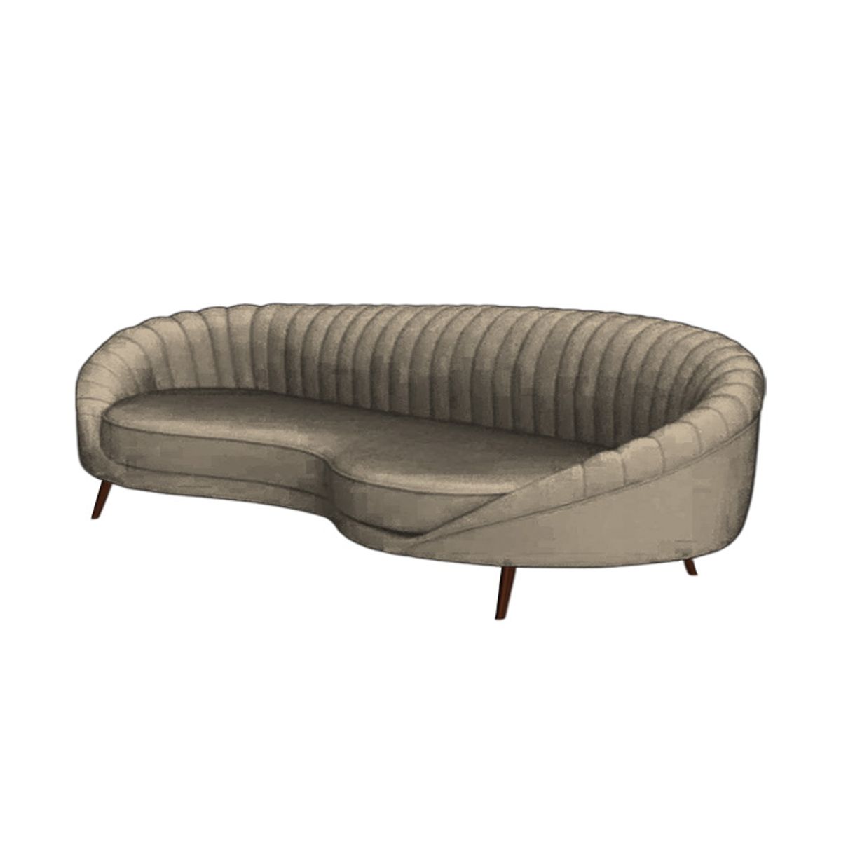 BH BARAKA HOME PREMIUM - Sofá Premium Galway 3 Cuerpos - Beige Claro